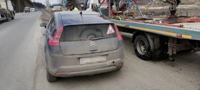 В Петрозаводске инспекторы поймали водителя без прав