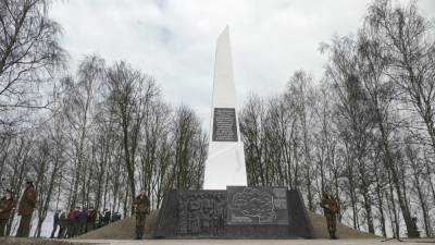 Новый памятный знак стал частью мемориала «Пятый полк»
