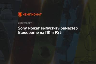 Sony может выпустить ремастер Bloodborne на ПК и PS5
