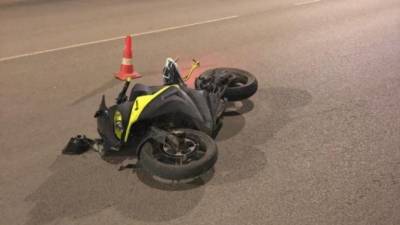 Мотоциклист попал в ДТП в Тамбове