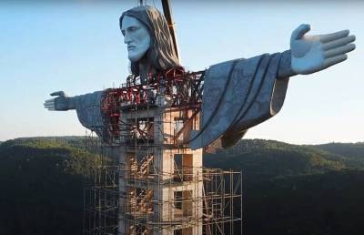 В Бразилии строят новую статую Иисуса Христа. Она будет выше, чем в Рио