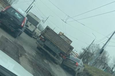 Авария на Городищенской горке в Брянске стала причиной пробки