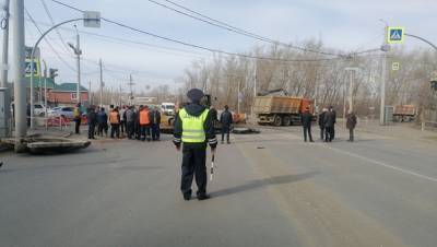 В Челябинске из-за провала грунта перекрыли крупный участок улицы Чайковского