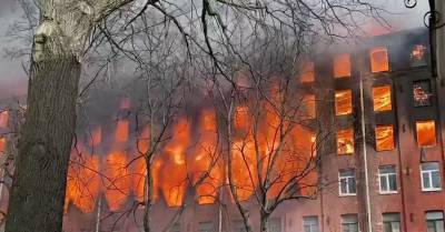 СК возбудил уголовное дело по факту пожара в «Невской мануфактуре»