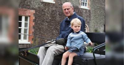 Принц Вільям і Кейт Міддлтон поділилися фото їх старшого сина Джорджа з прадідом принцом Філіпом