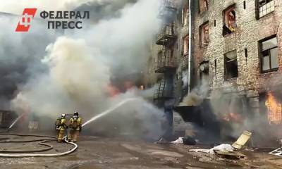 Второй пожарный погиб во время тушения «Невской мануфактуры»