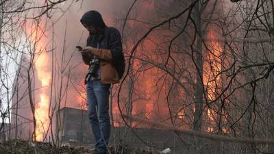 Названа предварительная причина пожара в «Невской мануфактуре» в Петербурге