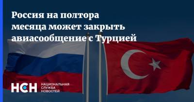 Россия на полтора месяца может закрыть авиасообщение с Турцией
