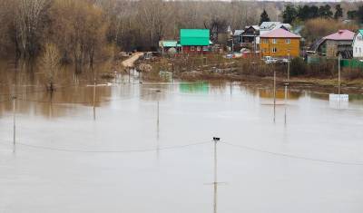 В Уфимском и Кармаскалинском районах Башкирии объявлен режим повышенной готовности в связи с паводком.