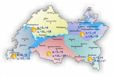 Туман и 19 градусов тепла прогнозируются в Татарстане 13 апреля