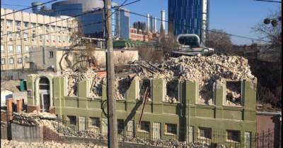 В Киеве начали демонтаж дома Уткина, чтобы возвести очередной отель