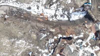 Бойцы ВСУ показали позиции снайперов террористов возле водонасосной станции в районе Шумов