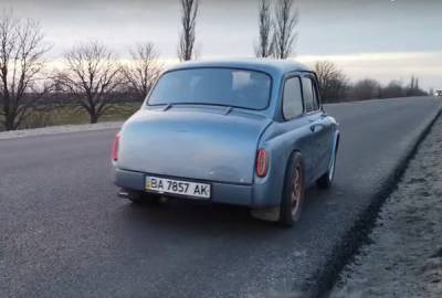 В Украине «горбатый» «Запорожец» превратили в электромобиль — спринтует до «сотни» за 6 секунд