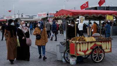 За сутки в Турции выявлено 54 562 случаев коронавируса