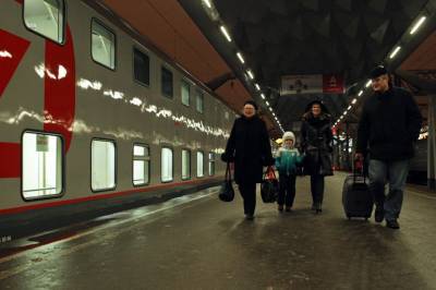 В начале мая из Петербурга в Москву можно доехать на дополнительном двухэтажном поезде