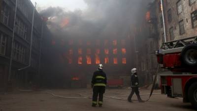 Погибшего в Петербурге пожарного и его пострадавших коллег наградят