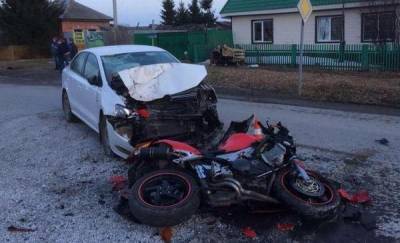 Мотоциклист, который получил серьезные травмы в ДТП, умер в тюменской больнице