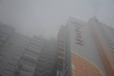 В Одессе горел офис на 24-м этаже жилого дома