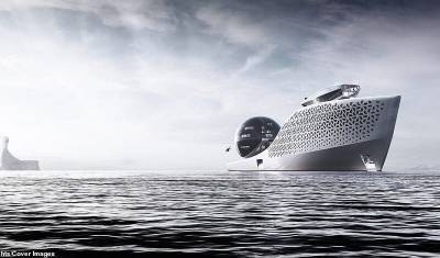 Компания Iddes Yacht представила концепт атомной научно-исследовательской яхты