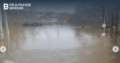 В Арском районе затопило деревню и мост