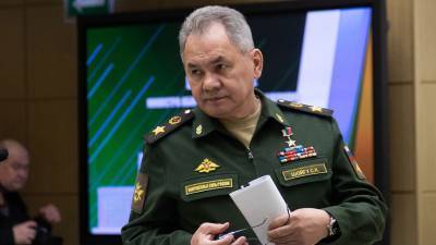 Шойгу сообщил о войсках США и НАТО у российских границ