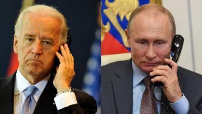 Байден побеседовал по телефону с Путиным