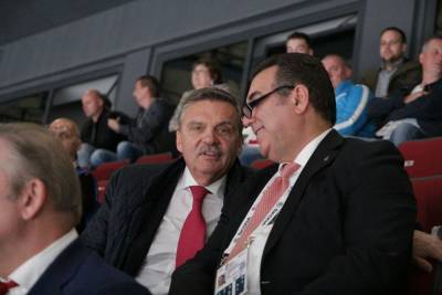 Матч "Авангард" — "Ак Барс" посетил глава IIHF Фазель