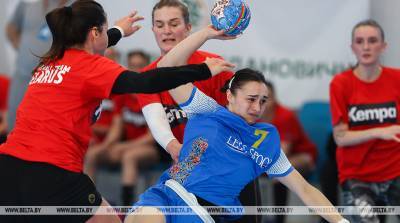 ФОТОФАКТ: Женская сборная Беларуси по гандболу провела товарищеских матча против Украины