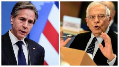 Глубоко обеспокоены: Блинкен и Боррель обсудили события в Украине
