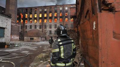 Названа дата прощания с погибшим на «Невской мануфактуре» пожарным