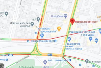 Пробки в Одессе 14 апреля сковали несколько важных дорог (карта)