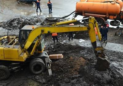 В Рязани произошла авария на канализационном коллекторе