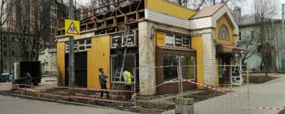 В трех районах Петербурга снесли четыре незаконных торговых павильона