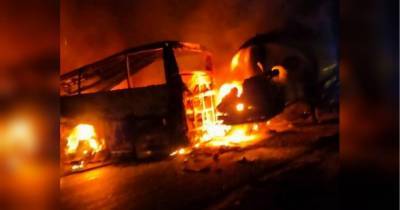 У Єгипті автобус врізався у вантажівку і загорівся — 20 загиблих