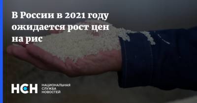 В России в 2021 году ожидается рост цен на рис