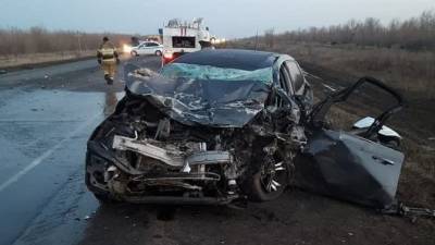 Водитель иномарки погиб в ДТП в Тоцком районе Оренбургской области