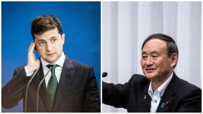 Зеленский поговорил о Донбассе с премьером Японии и пригласил его в Украину