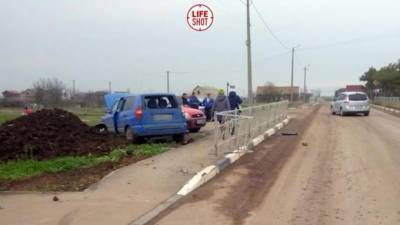 В Крыму 12-летний мальчик за рулём Mitsubishi сбил пенсионера на велосипеде