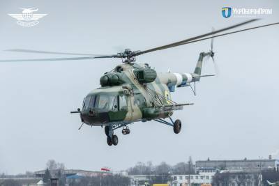 ВСУ передали модернизированный вертолет МИ-8МТ