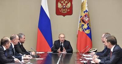 Путин обсудит с Совбезом РФ безопасность подготовки выборов в Госдуму