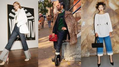 Джинсы с подворотами — самая модная модель этого лета
