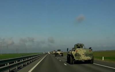 В Крыму интенсивно перемещается военная техника РФ