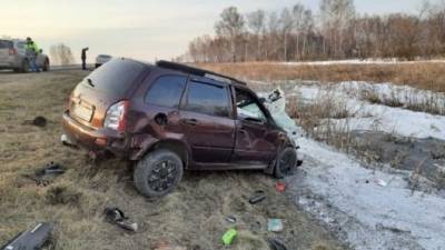 Водитель «Лады» погиб в ДТП в Омской области