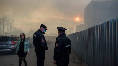 Загрязнение воздуха после пожара на "Невской мануфактуре" не выявлено