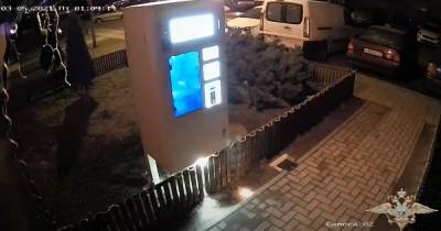 В Калининграде задержали мужчину, поджигавшего автоматы с водой (видео)