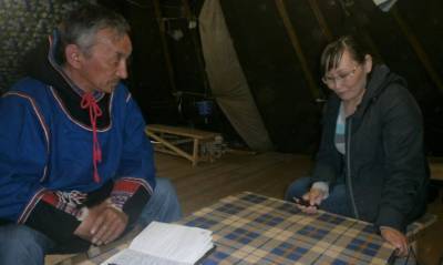 Ямальские ученые собирают ненецкий фольклор в Сеяхинской тундре