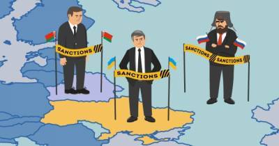 Международные санкции наложены на почти 1,5 тысячи украинцев, россиян и беларусов, - исследование