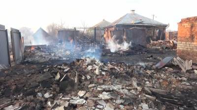 «Животных жалко». Пожар лишил многодетную семью из воронежского села дома и хозяйства