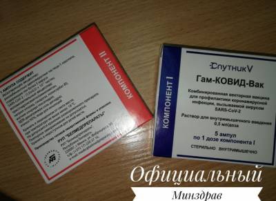 Минздрав одобрил разливаемую в Беларуси вакцину «Спутник V»