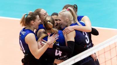 Волейболистки "Минчанки" выиграли первый матч финальной серии чемпионата Беларуси